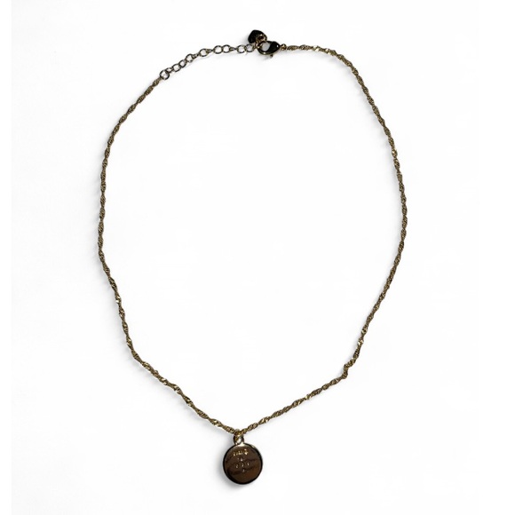 Evry Jewels Gold Thick Necklace with Reversible Diamond Star - Picture 1 of 4